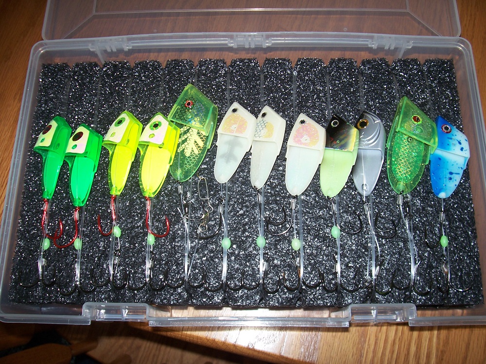 Amish Mega Cut Bait Head Caddy Three Pad
